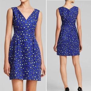 Kate Spade Cheetah Dawson Flare Sleeveless Dress